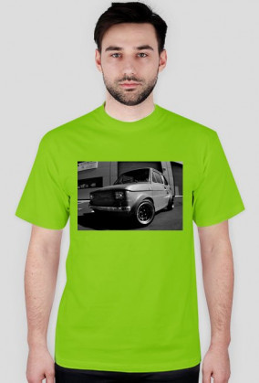 Koszulka z autem: Fiat 126p Custom.