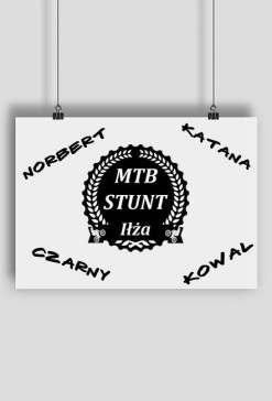 Plakat A2 Poziom MTB Stunt Iłża