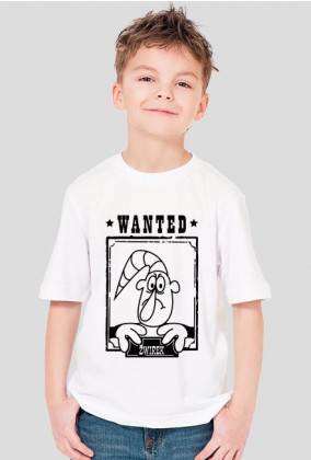 Koszulka chłopięca Żwirek Wanted