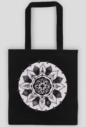 mandala cotton bag