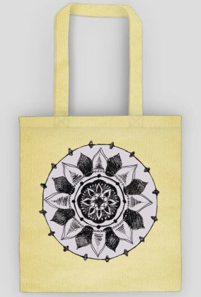 mandala cotton bag