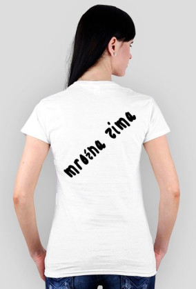 mroźna zima kobieta