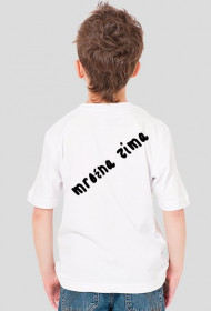 mroźna zima chłopiec