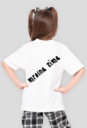 mroźna zima dziewczynka