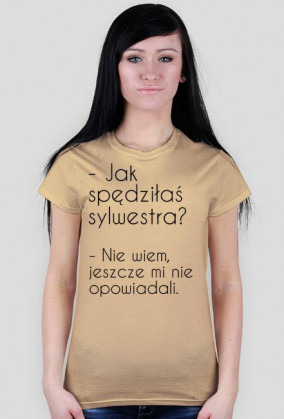 Koszulka "Jak spędziłaś sylwestra?"