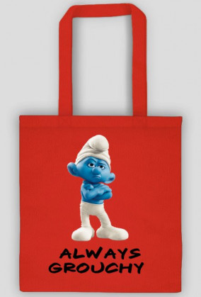 Smurf Always Grouchy Smerf Maruda Torba