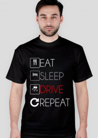 EAT SLEEP DRIVE v2 Różne kolory