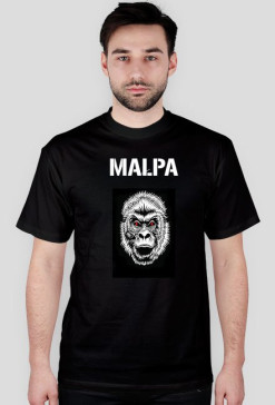 MAŁPA T-SHIRT CZARNY