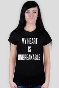 T-shirt "My heart is unbreakable"