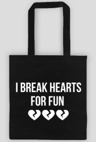Eko bag "I break hearts"