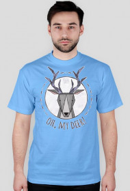 Ruds - Koszulka JELEŃ deer niebieski