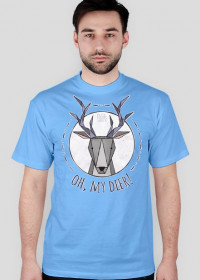 Ruds - Koszulka JELEŃ deer niebieski