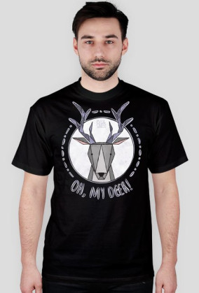 Ruds - Koszulka JELEŃ deer niebieski