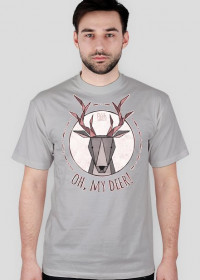Ruds - Koszulka JELEŃ deer czerwony
