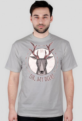 Ruds - Koszulka JELEŃ deer czerwony