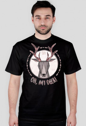 Ruds - Koszulka JELEŃ deer czerwony