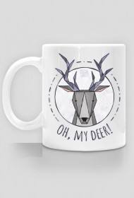 Ruds - Kubek JELEŃ deer niebieski