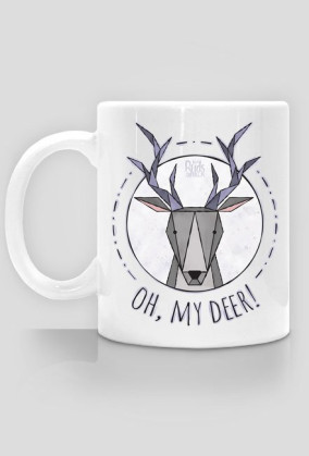 Ruds - Kubek JELEŃ deer niebieski