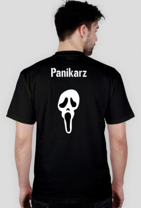 Koszulka Czarna "Panikarz" Ou!Riders