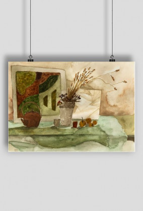 MARTWA NATURA II - Primrose&Pansy, farby wodne