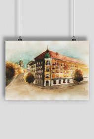 KRAKÓW - Primrose&Pansy, farby wodne