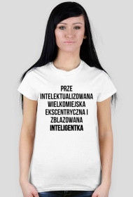 Zblazowana Inteligentka - Czarny tekst