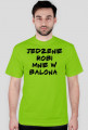 Koszulka Męska "JEDZENIE ROBI MNIE W BALONA"