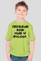 Koszulka Dziecięca "JEDZENIE ROBI MNIE W BALONA"