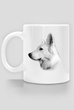 Daron White Dog Head