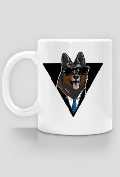 DOG IN SUIT