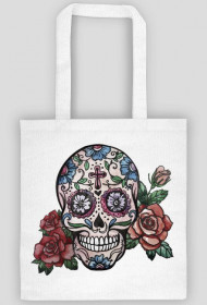 HandPainted Skull Bag