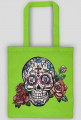 HandPainted Skull Bag