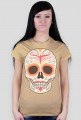 Orange Skull Woman