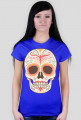 Orange Skull Woman