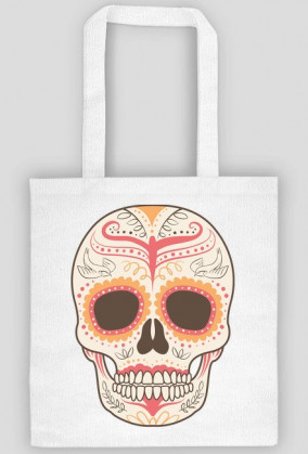 Orange Skull Bag