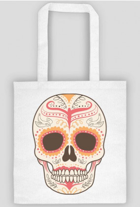 Orange Skull Bag