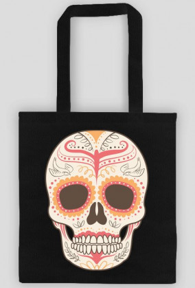 Orange Skull Bag