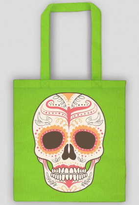 Orange Skull Bag