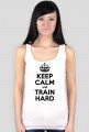 Keep calm and train hard (bez korony z tyłu)