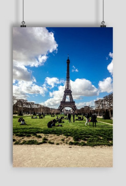 A view of the Eiffel Tower