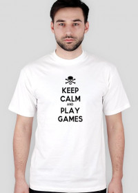 Keep Calm And PlayGames - Biała