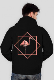 Flamingo Zip Up Hoodie