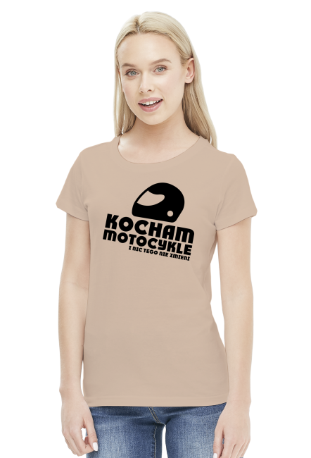 Kocham motocykle i nic tego nie zmieni - koszulka motocyklowa damska