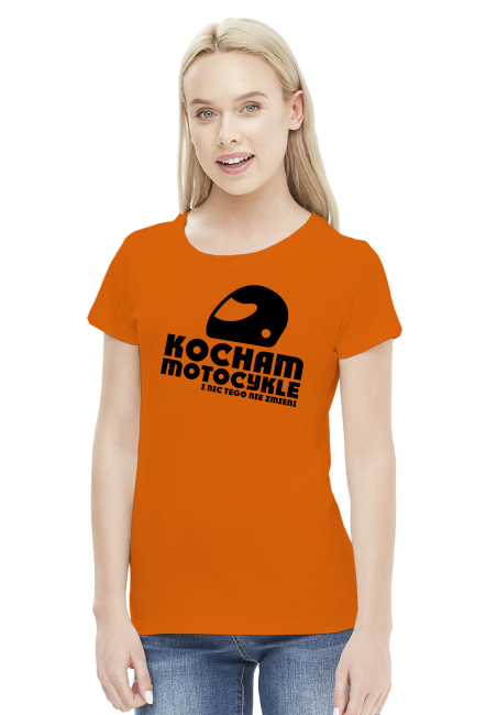 Kocham motocykle i nic tego nie zmieni - koszulka motocyklowa damska