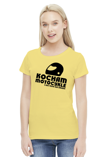 Kocham motocykle i nic tego nie zmieni - koszulka motocyklowa damska