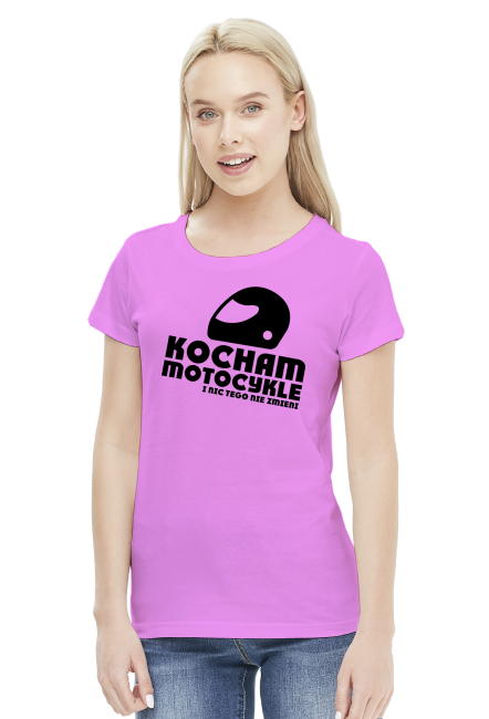 Kocham motocykle i nic tego nie zmieni - koszulka motocyklowa damska