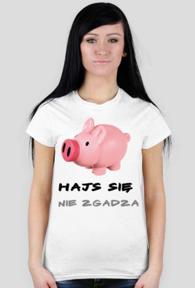 Hajs się nie zgadza (damska, biała)