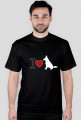 I LOVE White Swiss T-shirt