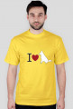 I LOVE White Swiss T-shirt