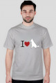 I LOVE White Swiss T-shirt